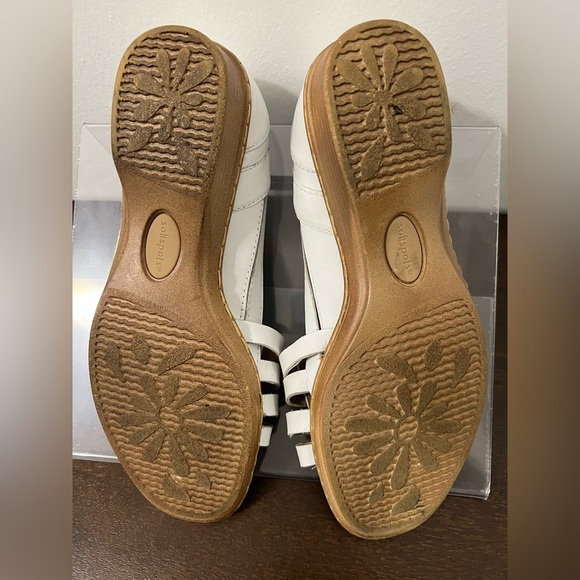 Softspots Women's Cream Woven Flats - Picture 10 of 11